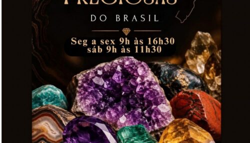 Museu Histórico Municipal “Setsu Onishi” recebe exposição “Pedras Preciosas do Brasil”