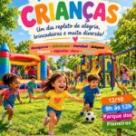 Adamantina terá programação especial para celebrar o Dia das Crianças no Parque dos Pioneiros