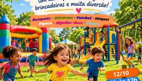 Adamantina terá programação especial para celebrar o Dia das Crianças no Parque dos Pioneiros