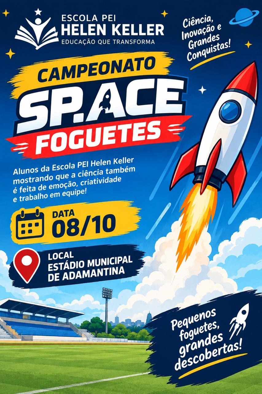 Estudantes da EE Helen Keller disputam a 1ª etapa do Campeonato Space Foguetes