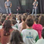 Polícia Militar realiza palestra sobre educação para o trânsito a crianças da rede municipal de ensino de Tupi Paulista