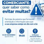 Procon, ACE e Sincomercio promovem palestra em Adamantina para orientar comerciantes e prevenir multas