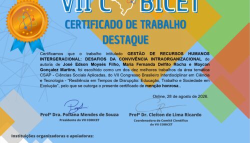 Trabalhos da Fatec Adamantina são destaque em congresso nacional de ciência e tecnologia